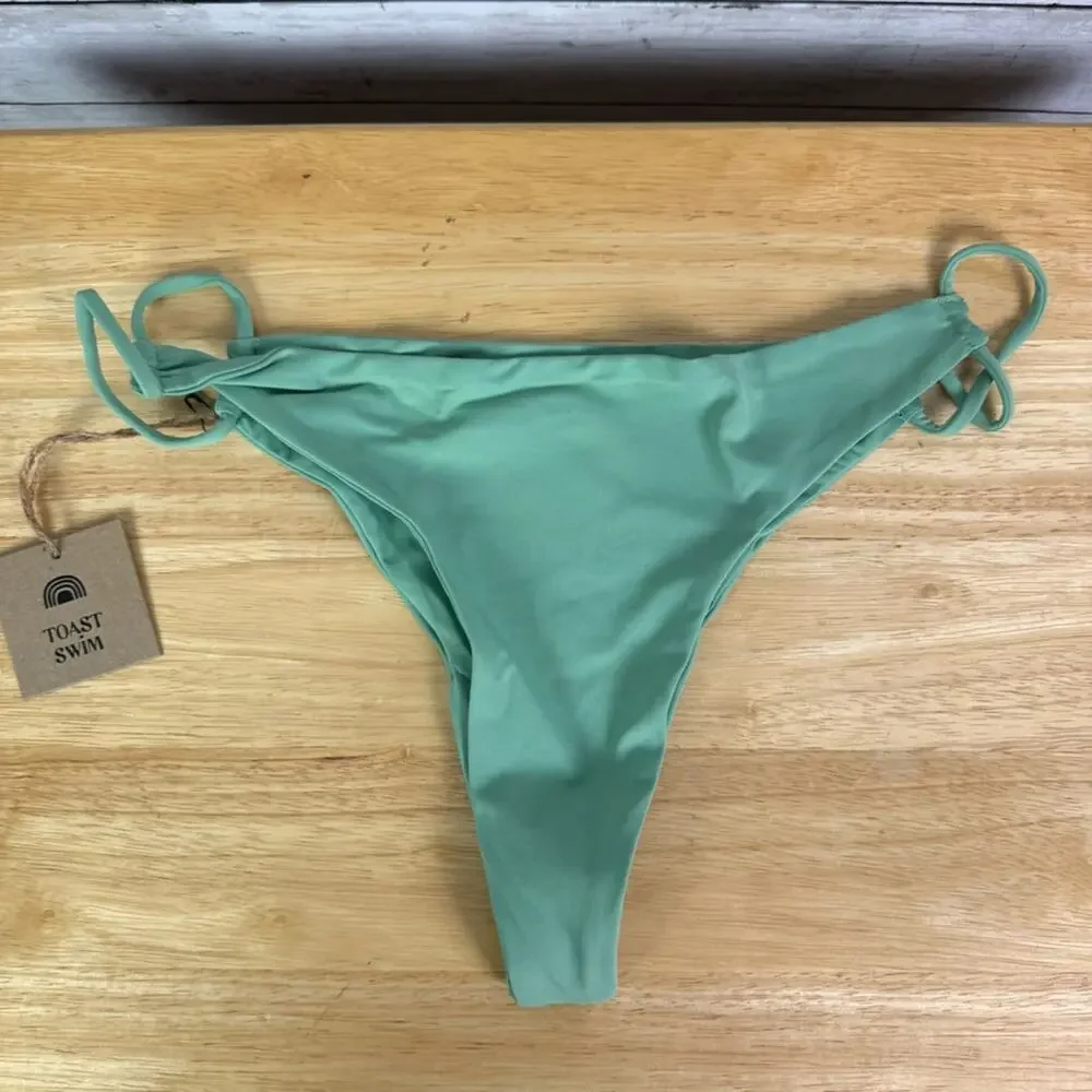 Free People X Toast Signature Twist Bikini Bottoms Ming size XL